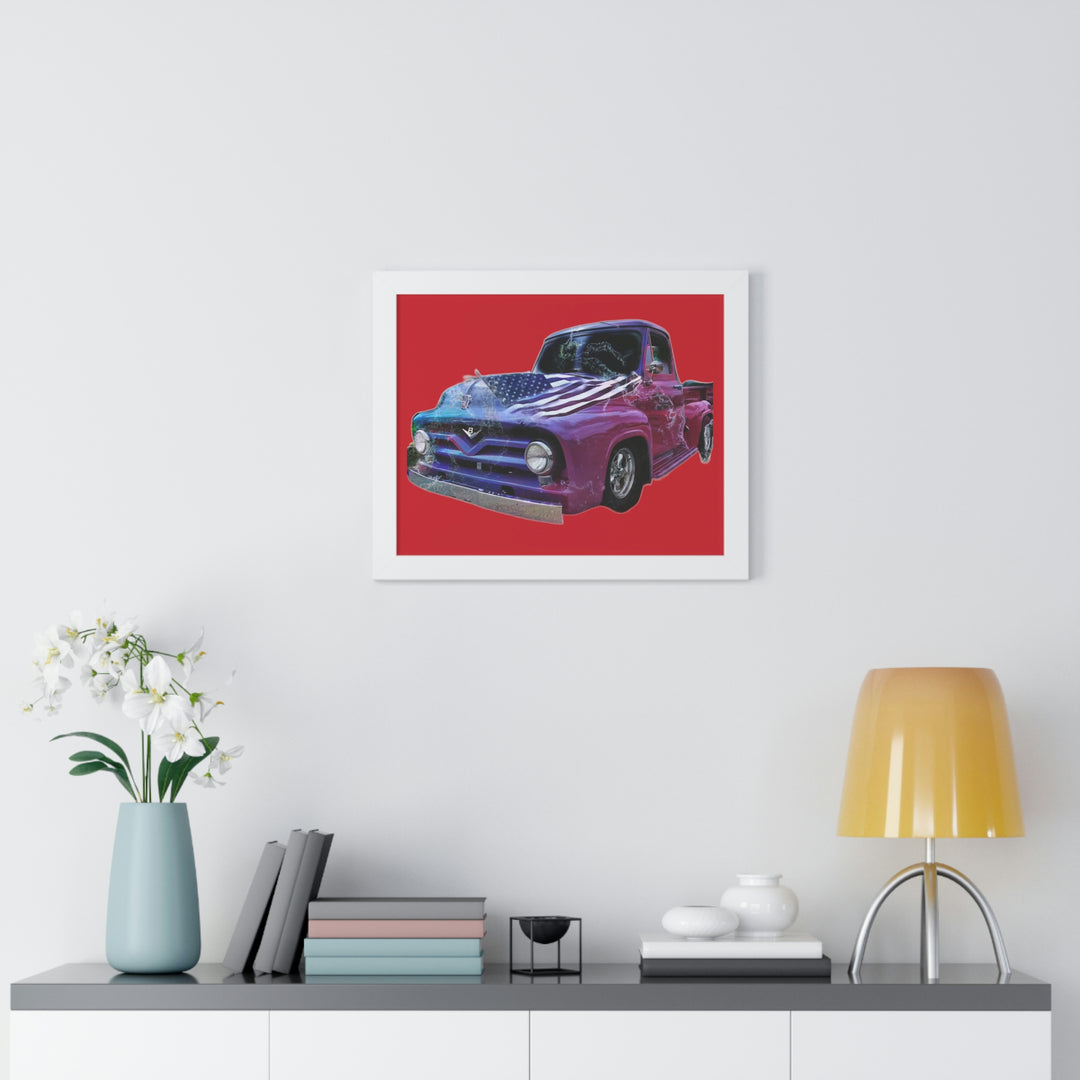 1956 Ford Truck Framed Horizontal Poster