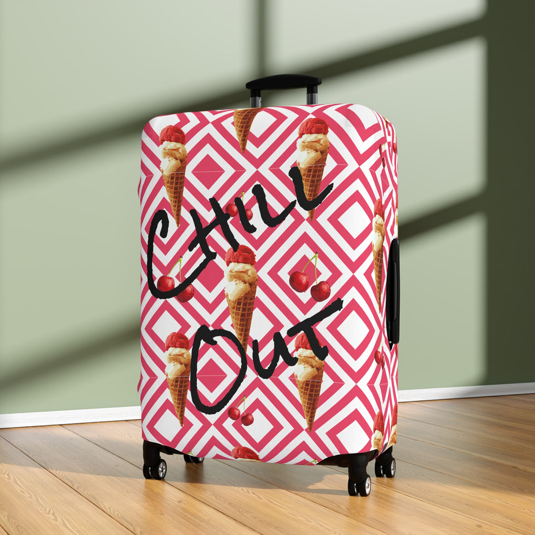Chill Out , Cool Ice Cream Crowd Luggage Cover