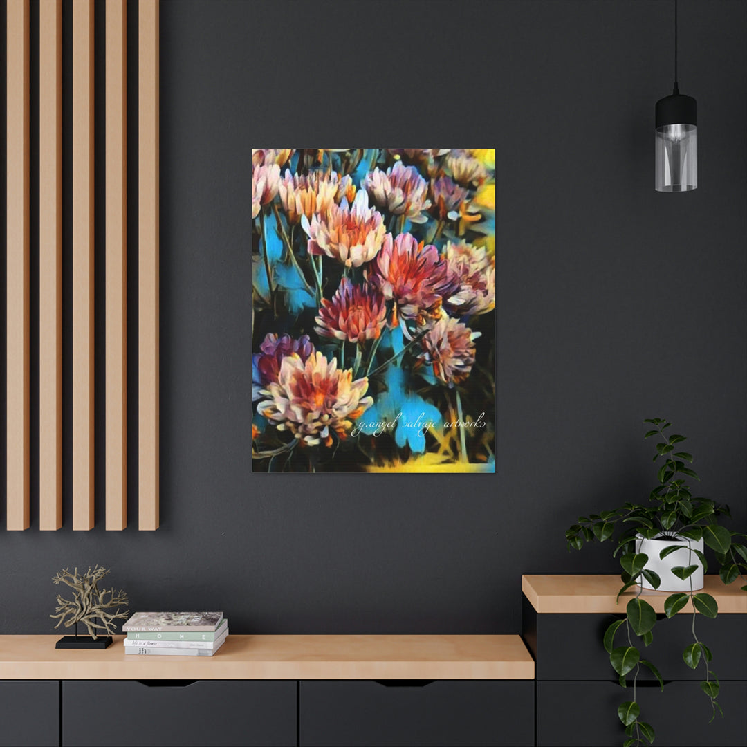 Corinthian Mums Canvas Gallery Wraps
