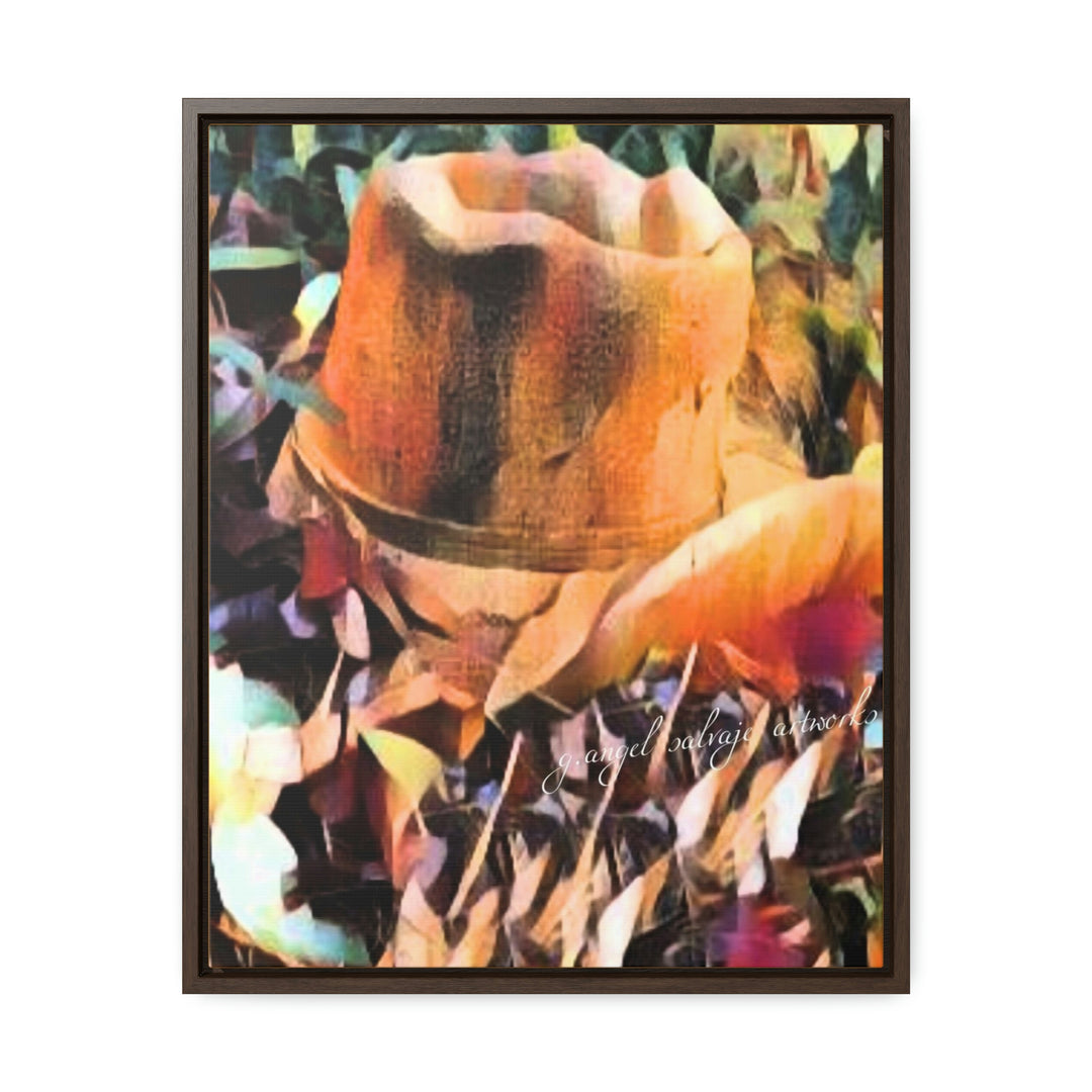 A Man's Hat Gallery Canvas Wraps, Vertical Frame