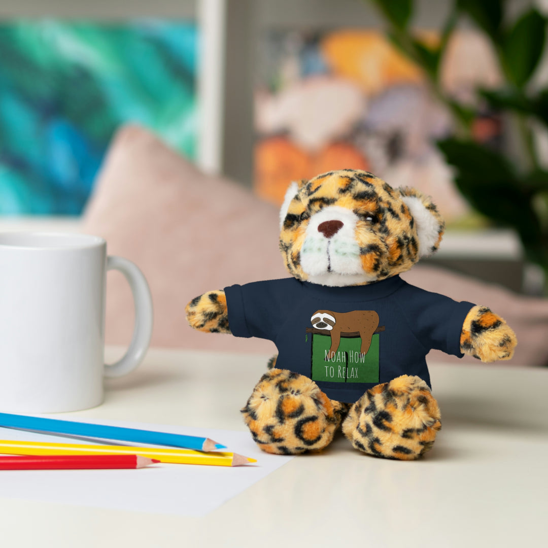 Noah How to Relax Stuffed Animals with Tee