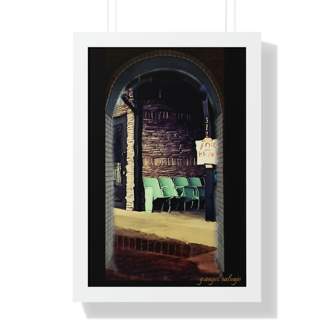 Waystation to Judgement Framed Vertical Poster