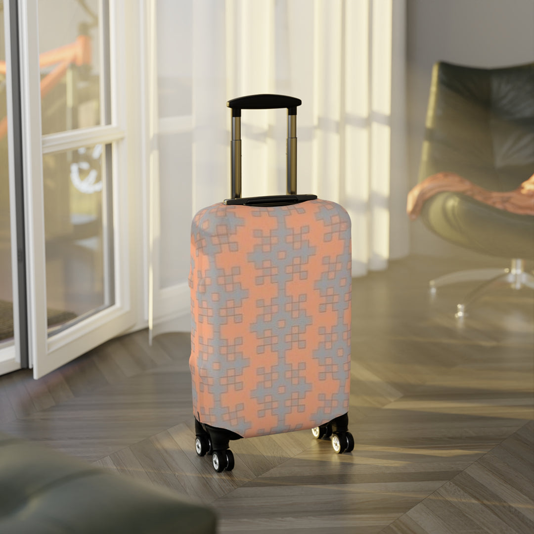Coral Luggage Cover