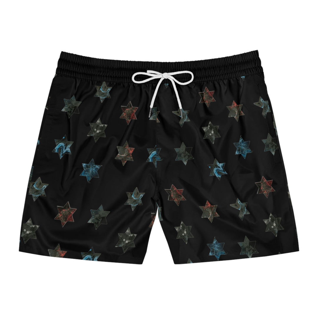 Stars and Galaxies Men's Mid-Length Swim Shorts (AOP)