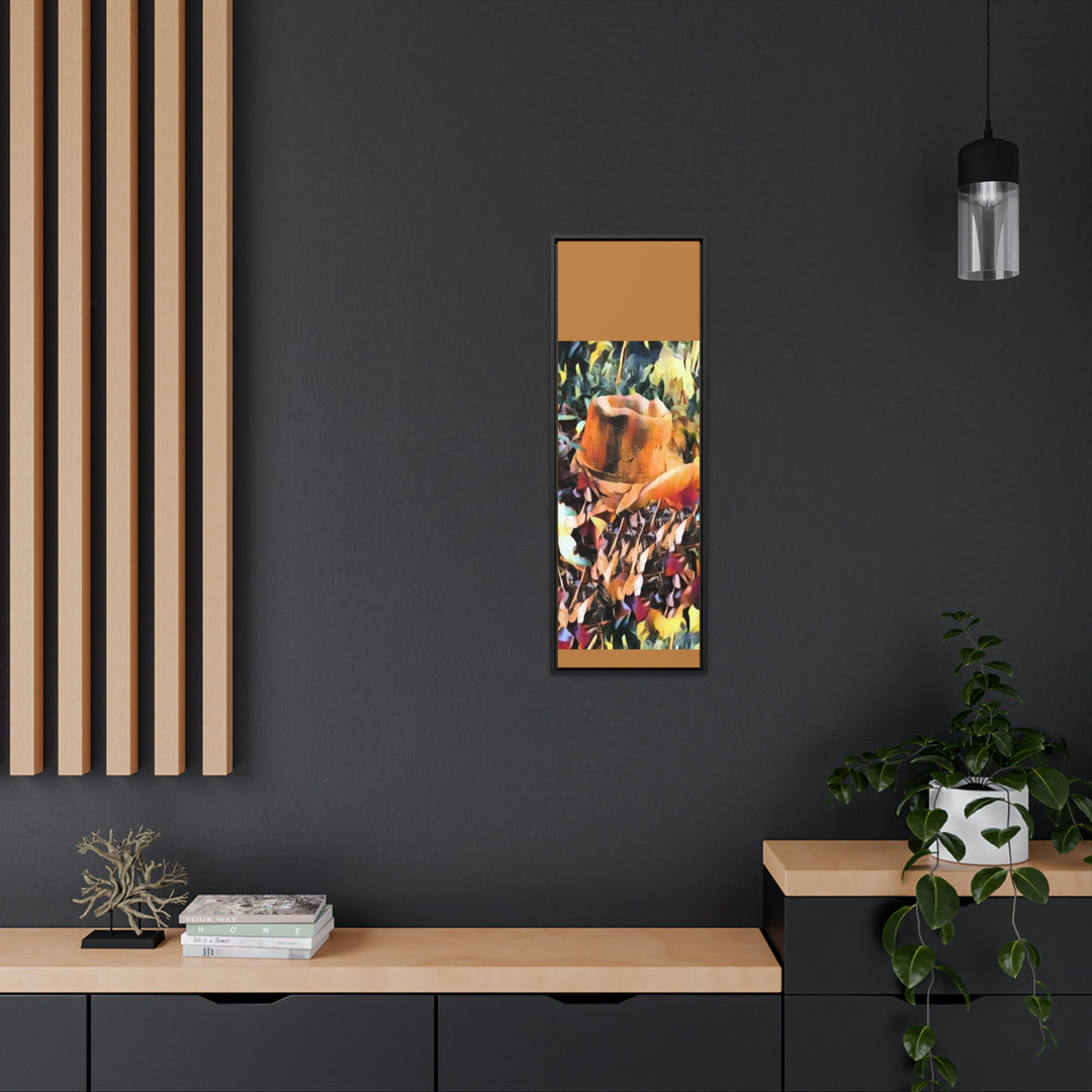 A Man's Hat Gallery Canvas Wraps, Vertical Frame