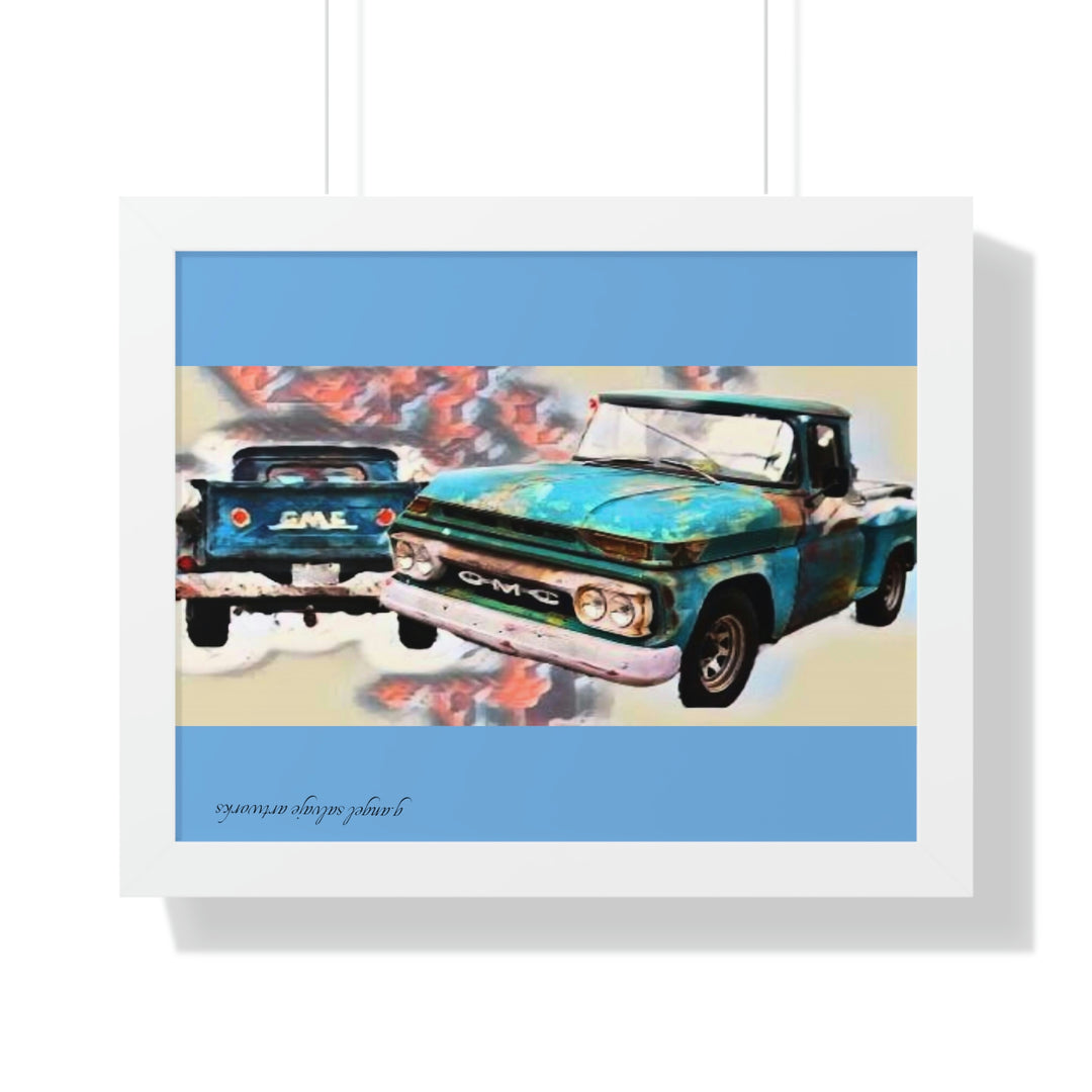 1963 GMC Framed Horizontal Poster