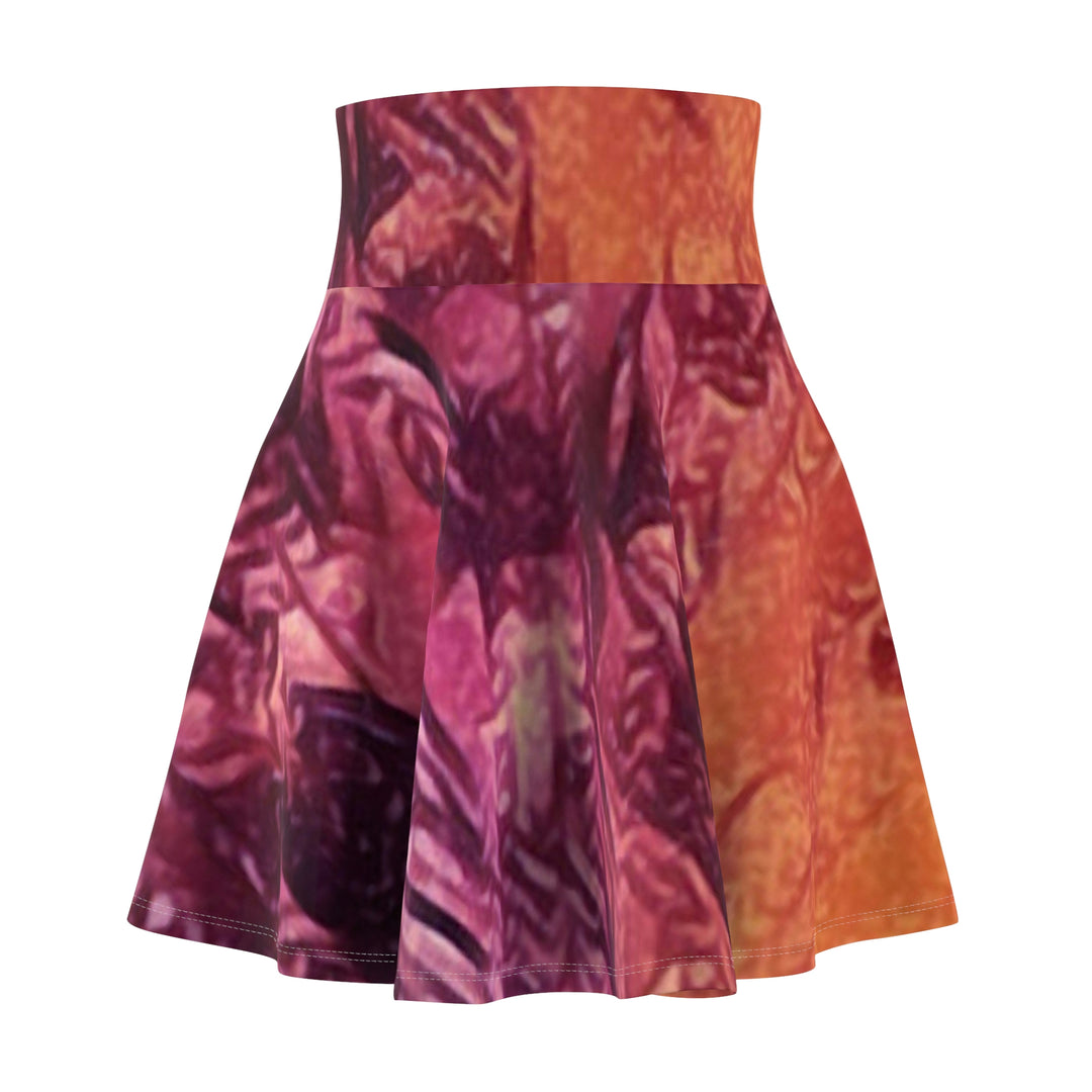 Pink and Orange Women's Skater Skirt (AOP)