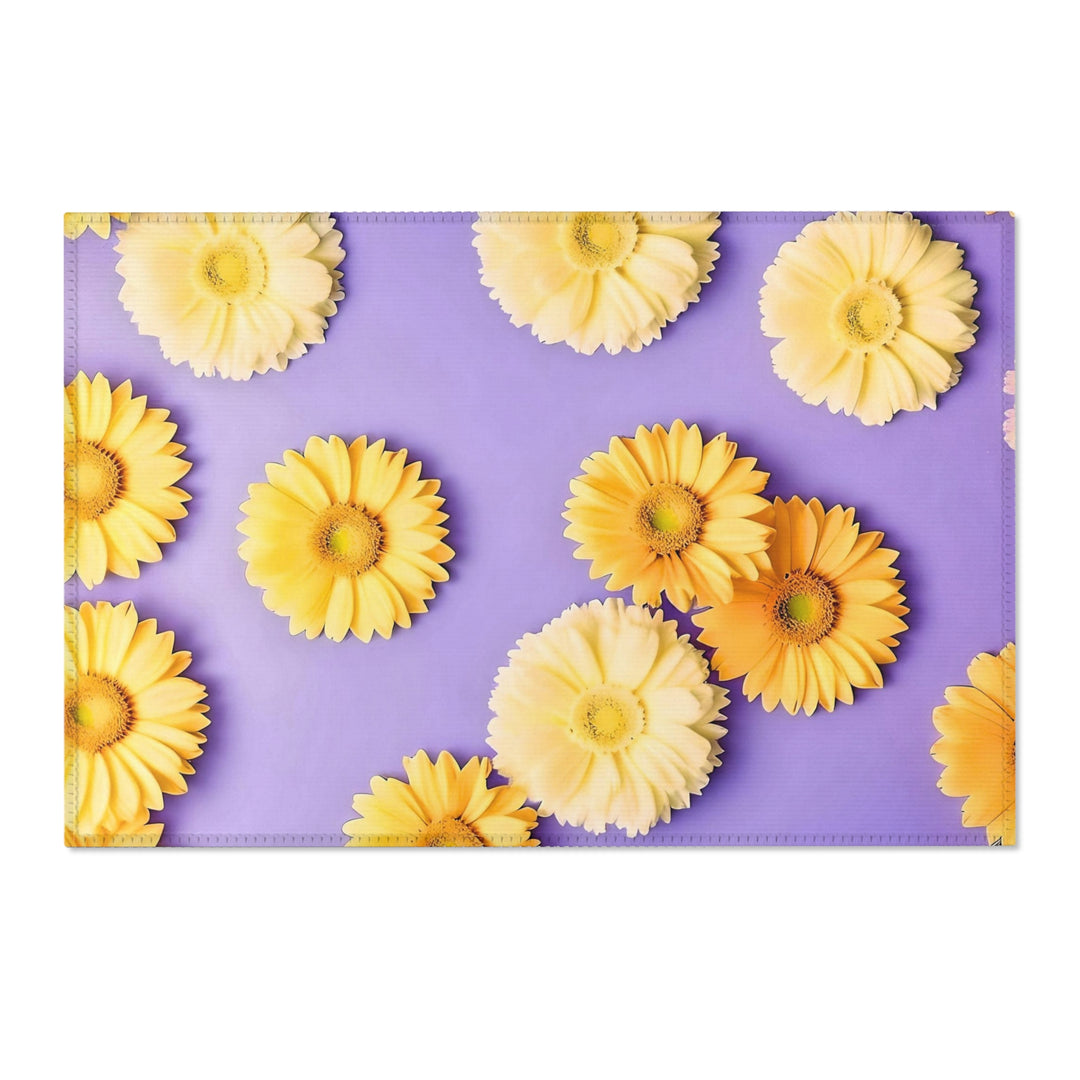 Flower Power Style 4 Area Rugs