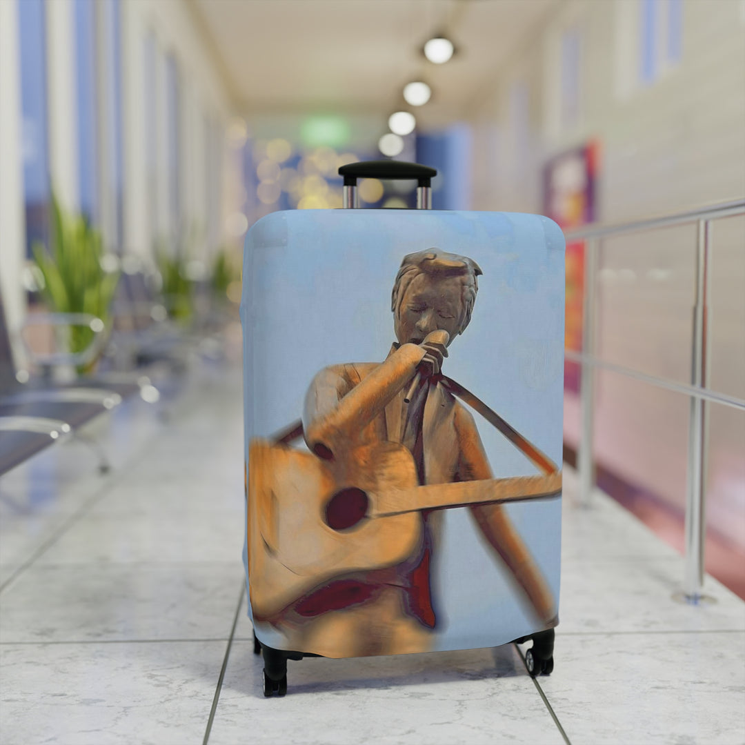 Singing River Sculpture Luggage Cover