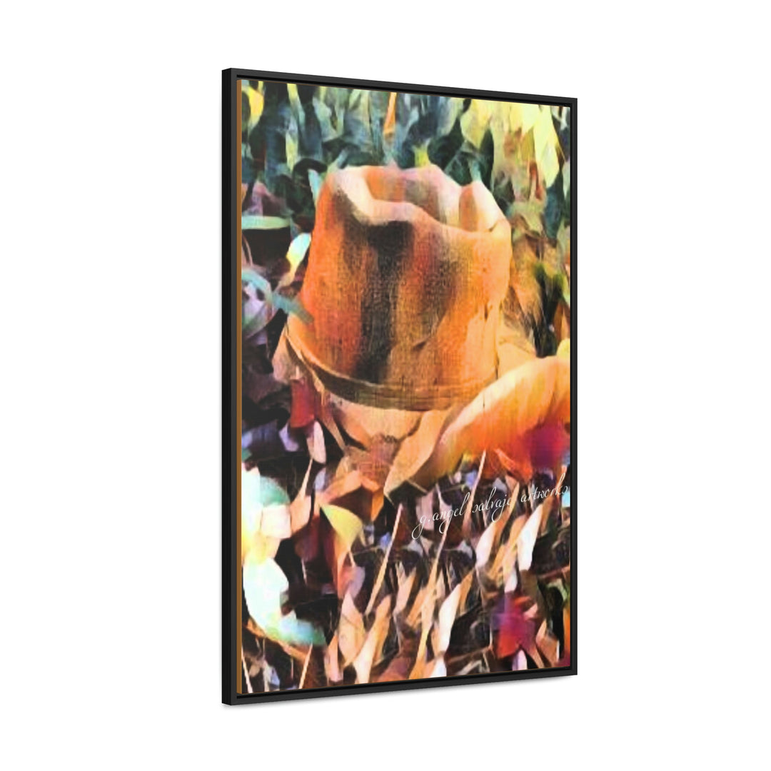 A Man's Hat Gallery Canvas Wraps, Vertical Frame