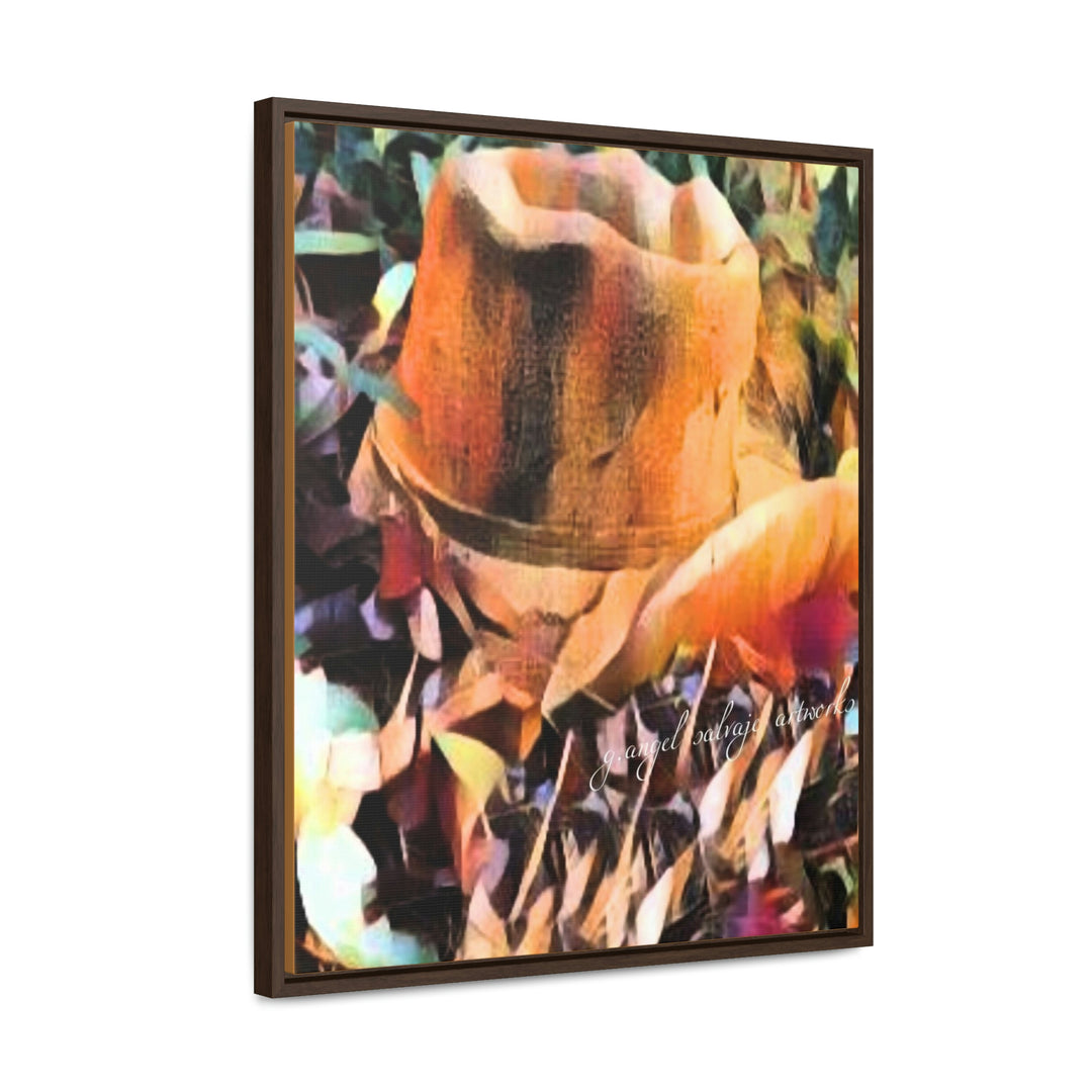 A Man's Hat Gallery Canvas Wraps, Vertical Frame