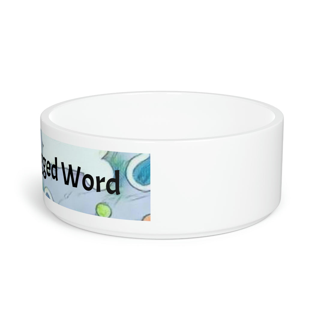 Four-legged Word Pet Bowl