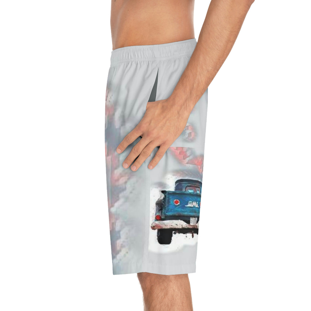 Fat bottom '63 gmc Men's Board Shorts (AOP)