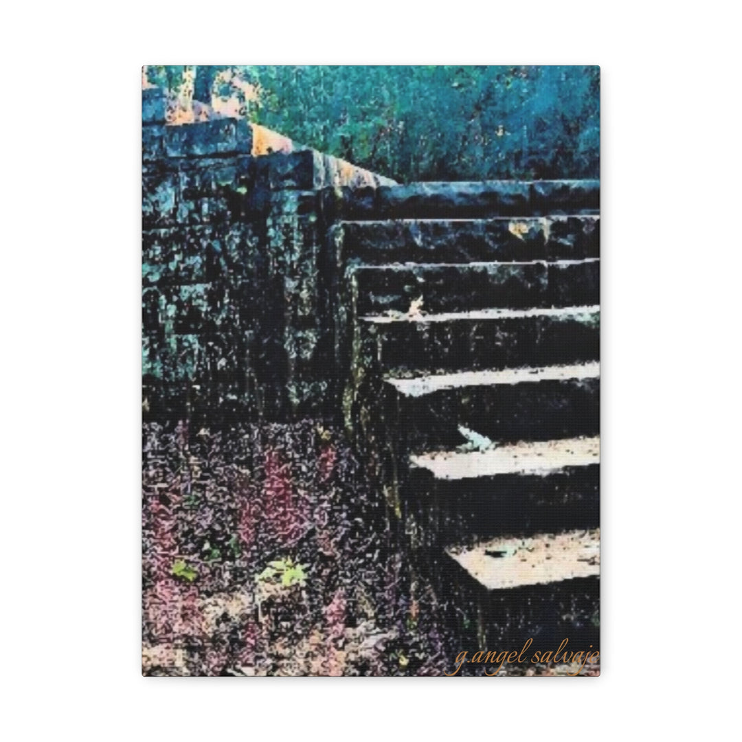 Take the High Road in pastels Canvas Gallery Wraps