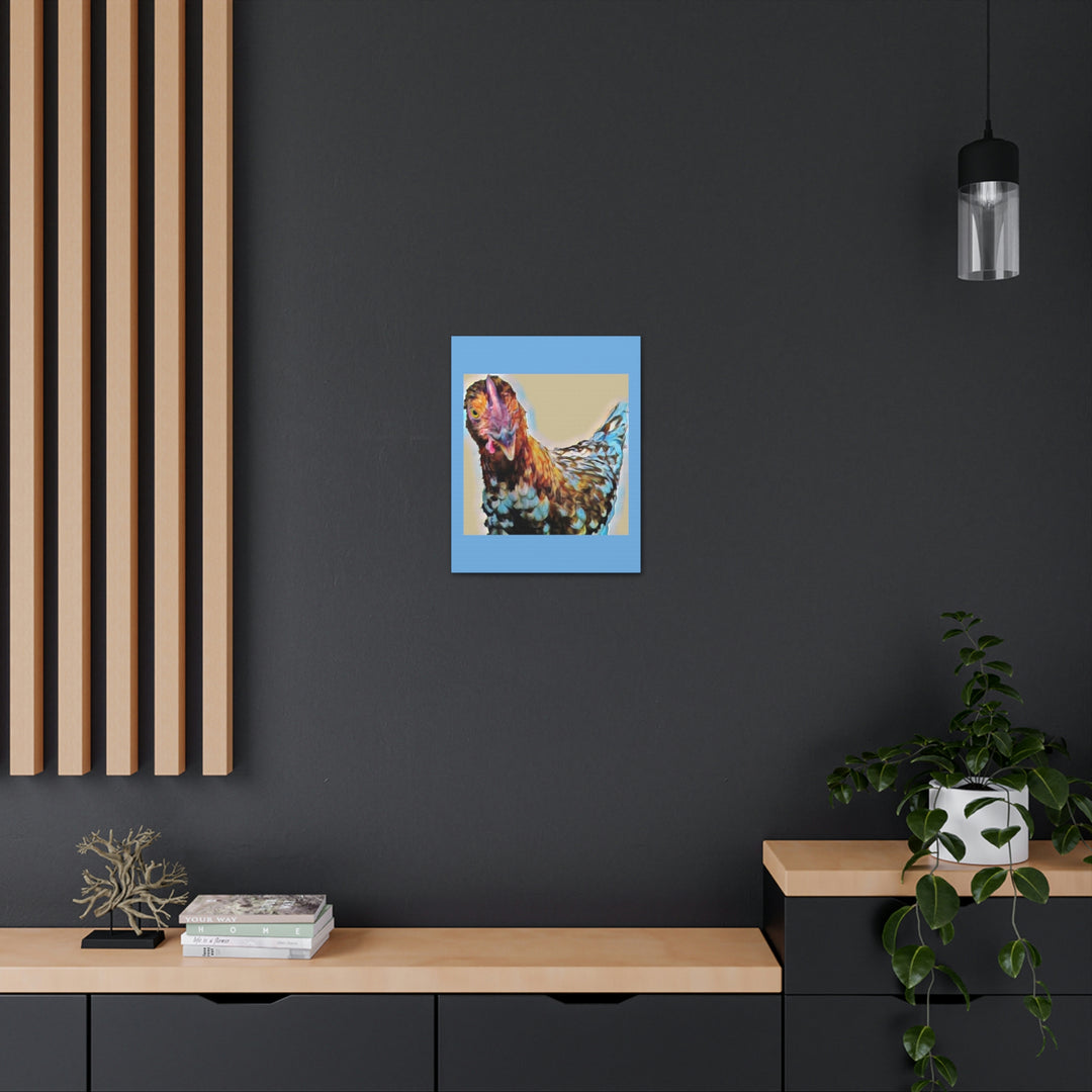 Spot the Hen on Canvas Gallery Wraps