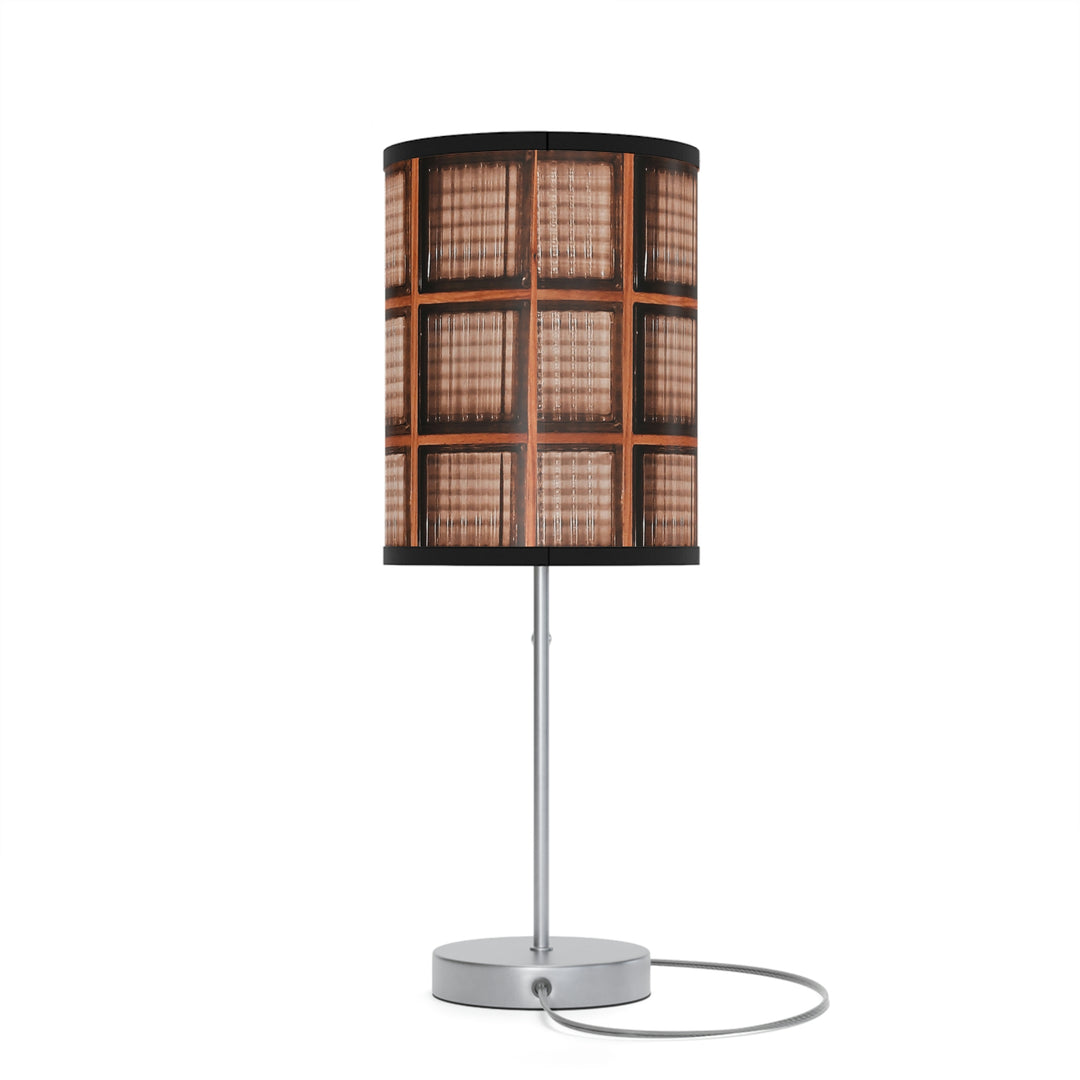 Wood and Glass design Lamp on a Stand, US|CA plug