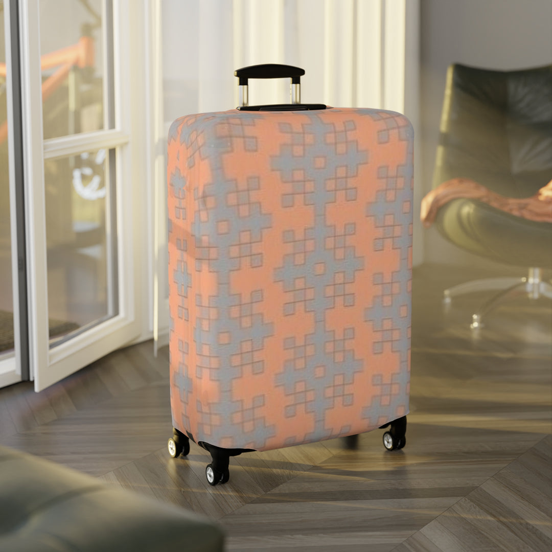 Coral Luggage Cover