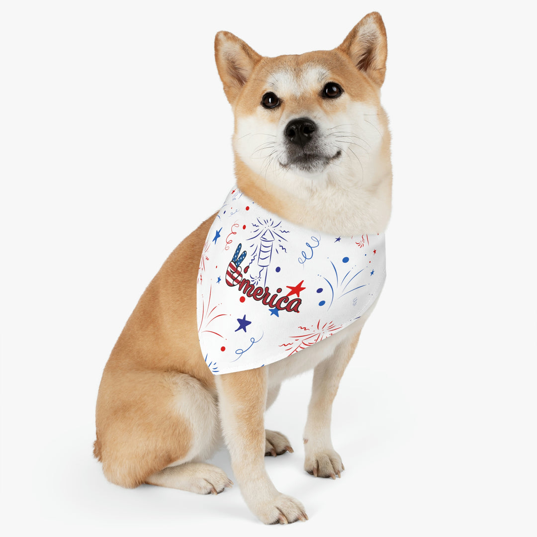 America/ Star Pet Bandana Collar