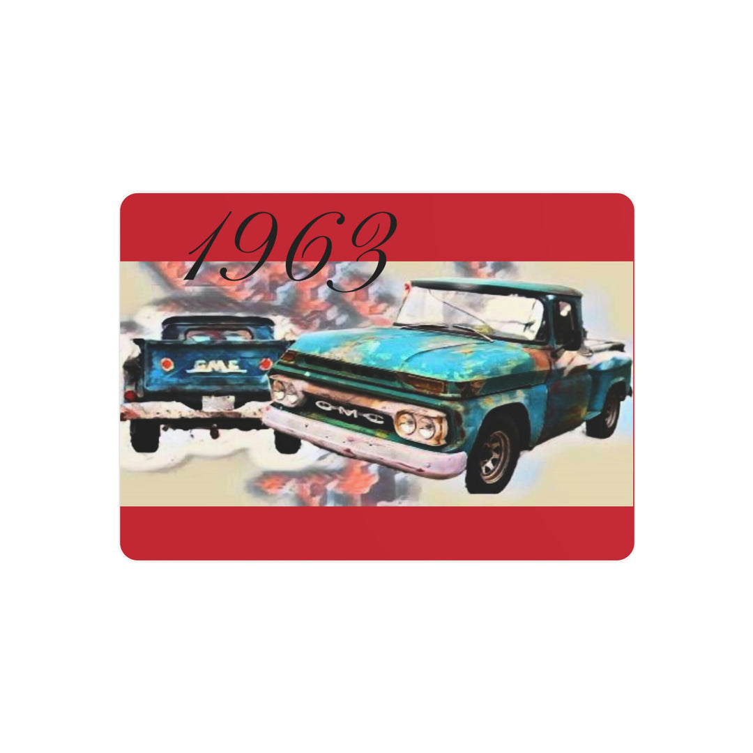 1963 gmc v6 Metal Art Sign
