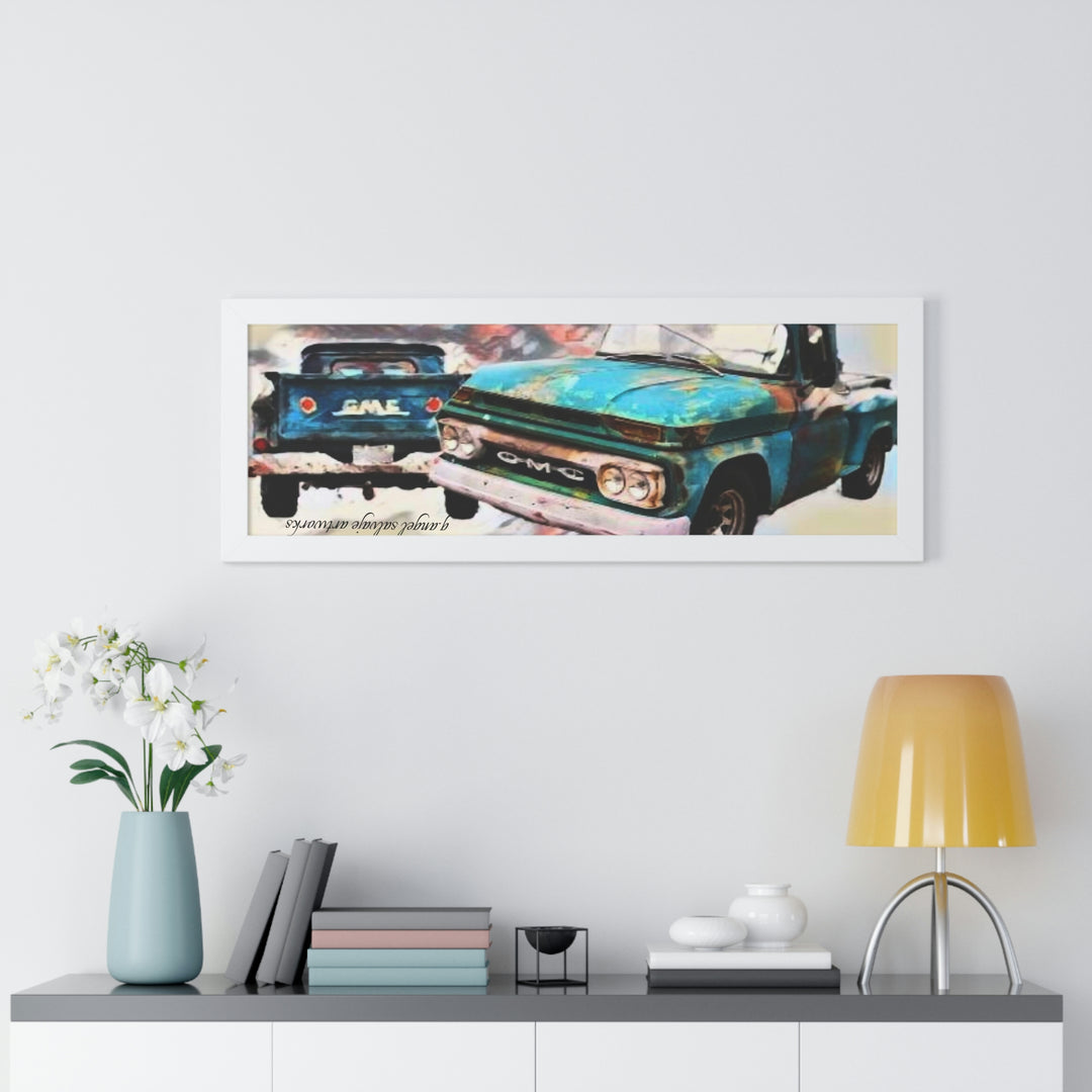 1963 GMC Framed Horizontal Poster