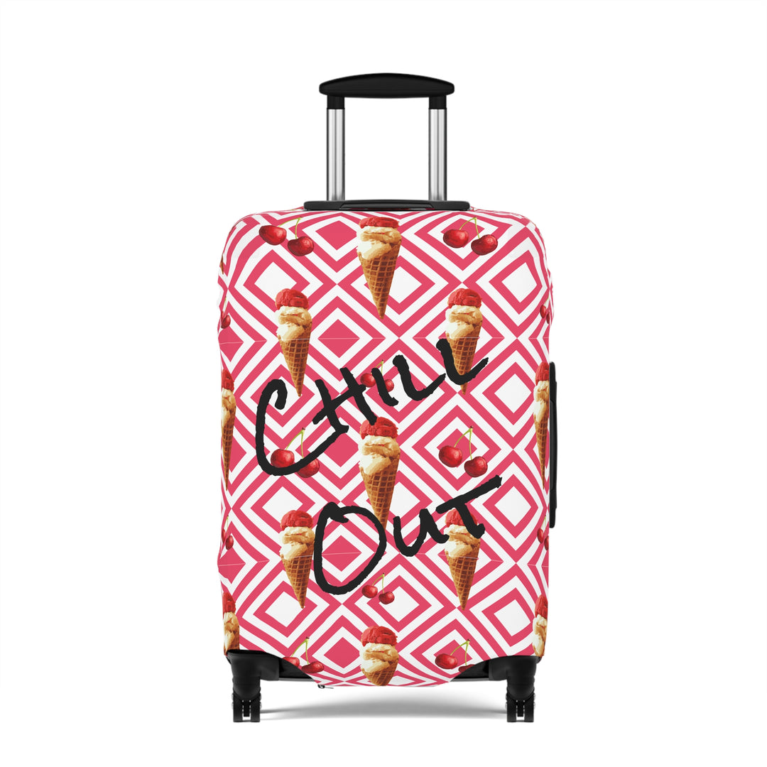 Chill Out , Cool Ice Cream Crowd Luggage Cover