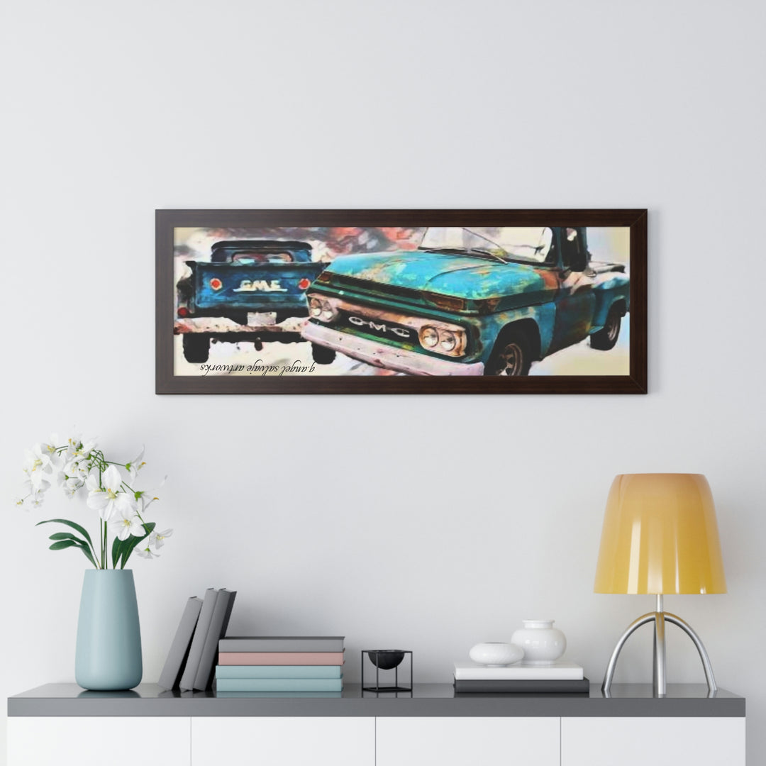 1963 GMC Framed Horizontal Poster