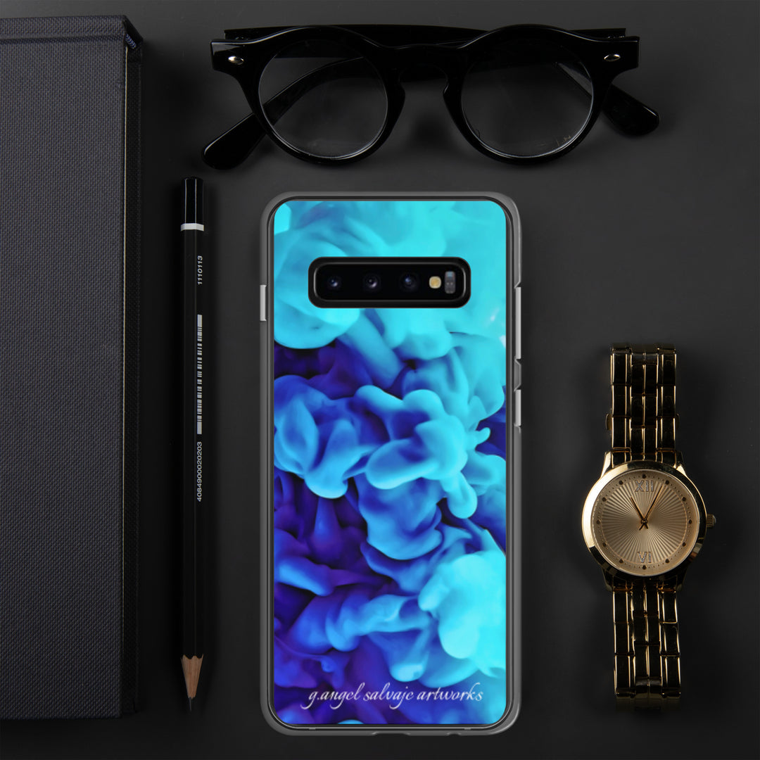 Blue Clouds, just breathe Clear Case for Samsung®