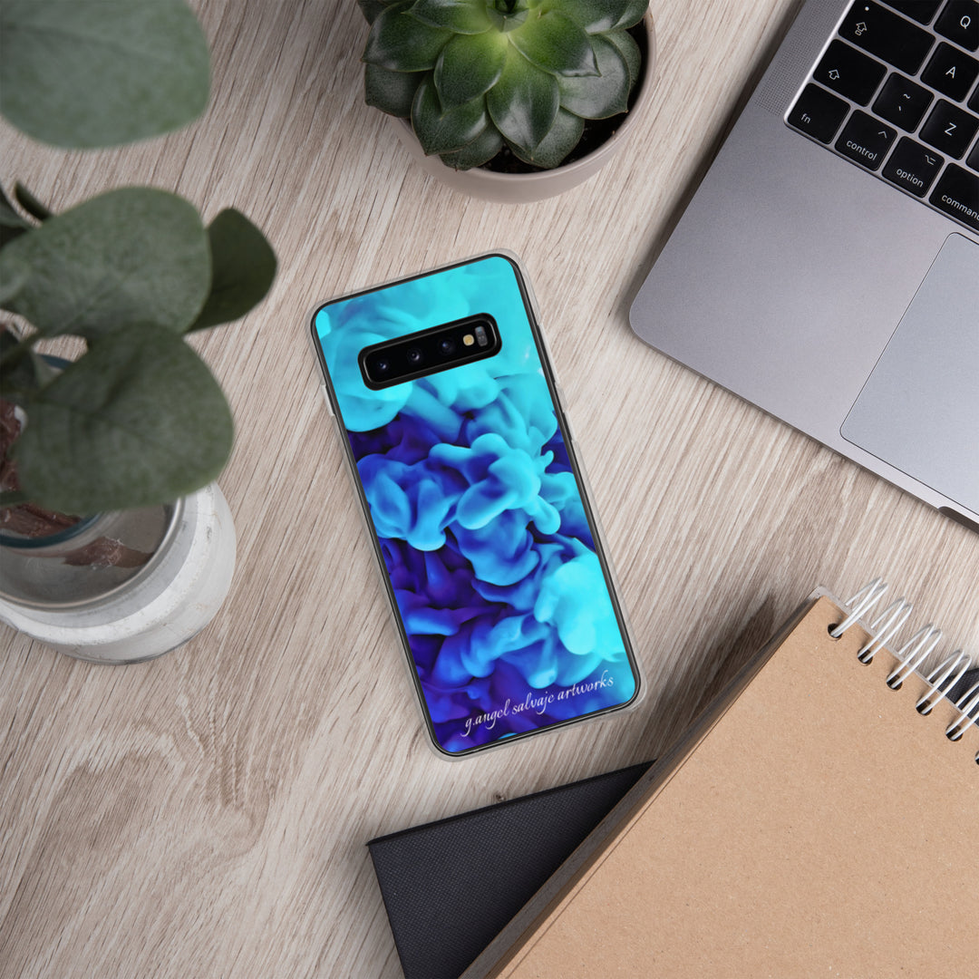 Blue Clouds, just breathe Clear Case for Samsung®
