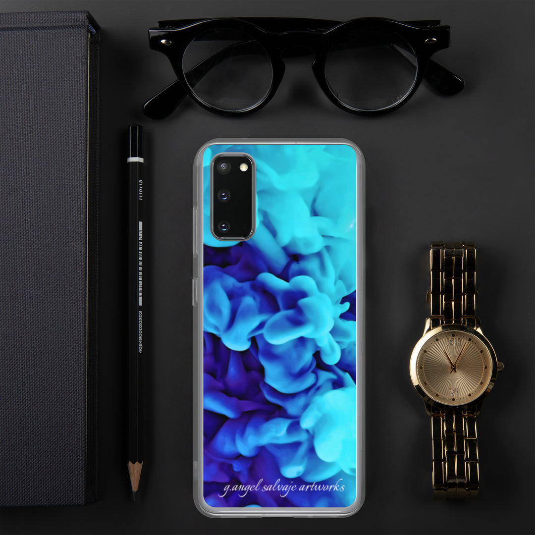 Blue Clouds, just breathe Clear Case for Samsung®