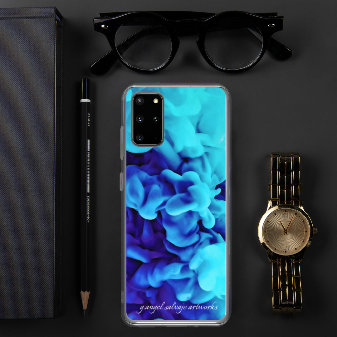 Blue Clouds, just breathe Clear Case for Samsung®