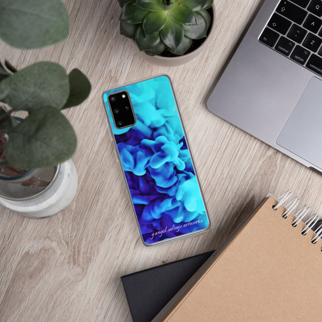 Blue Clouds, just breathe Clear Case for Samsung®