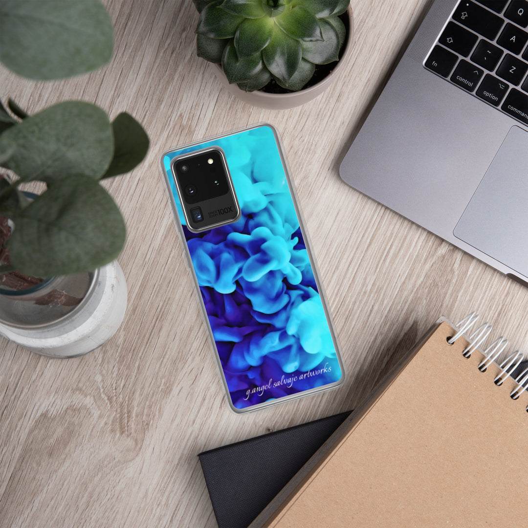Blue Clouds, just breathe Clear Case for Samsung®