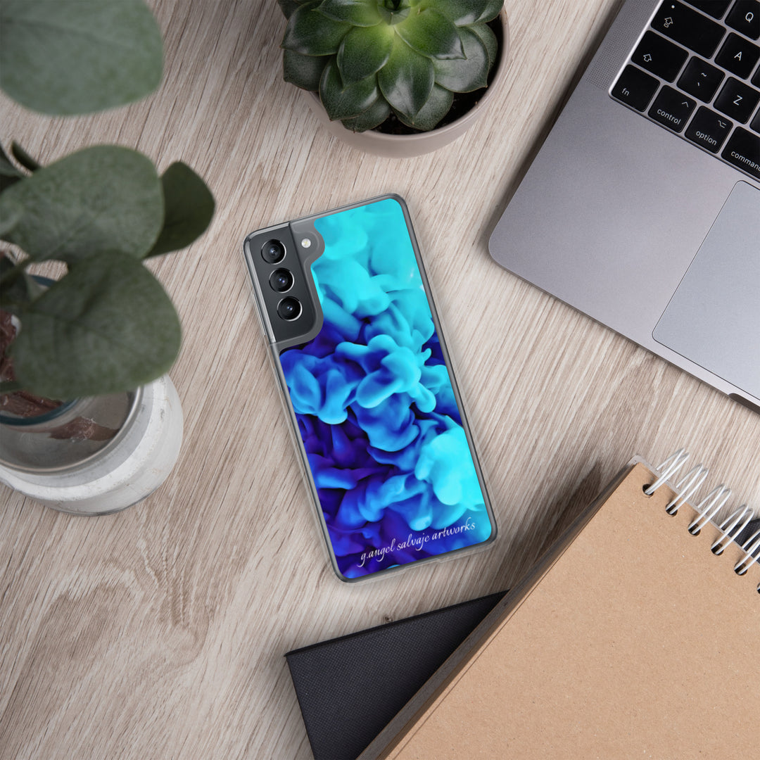 Blue Clouds, just breathe Clear Case for Samsung®