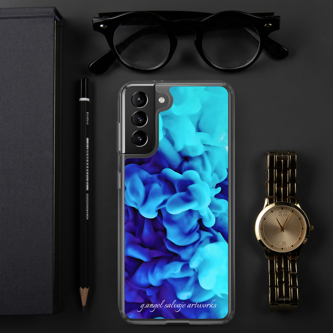 Blue Clouds Clear Case for Samsung®