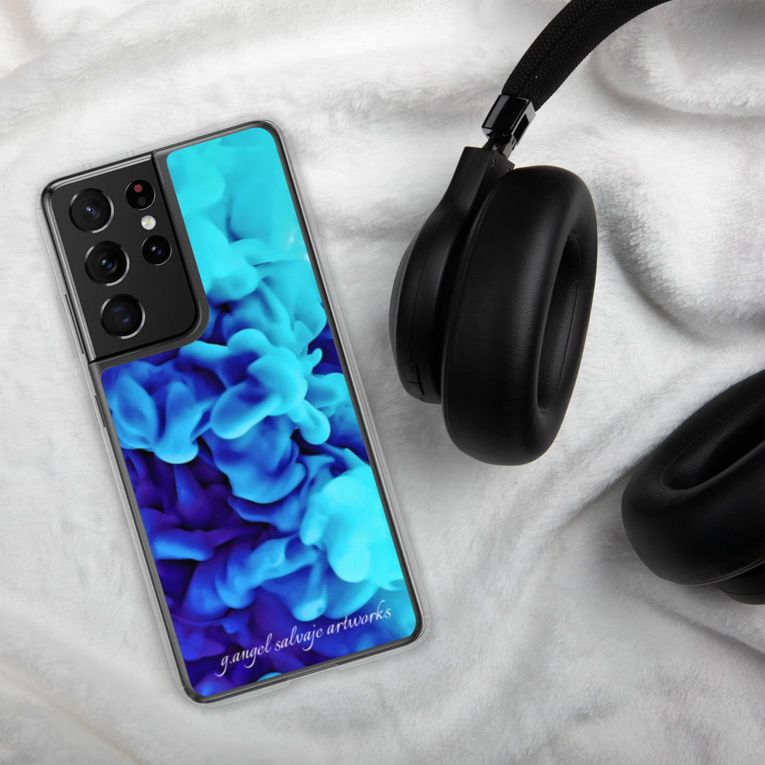 Blue Clouds, just breathe Clear Case for Samsung®
