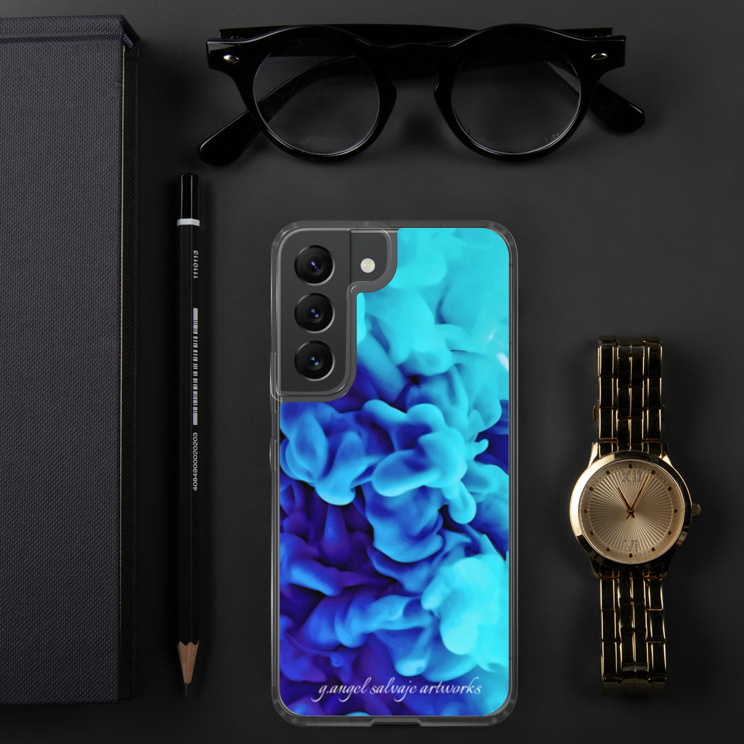 Blue Clouds, just breathe Clear Case for Samsung®