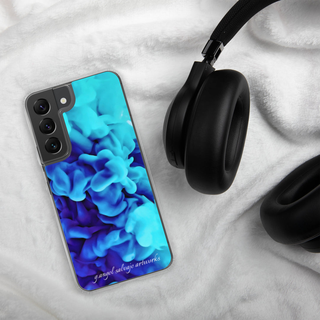 Blue Clouds, just breathe Clear Case for Samsung®