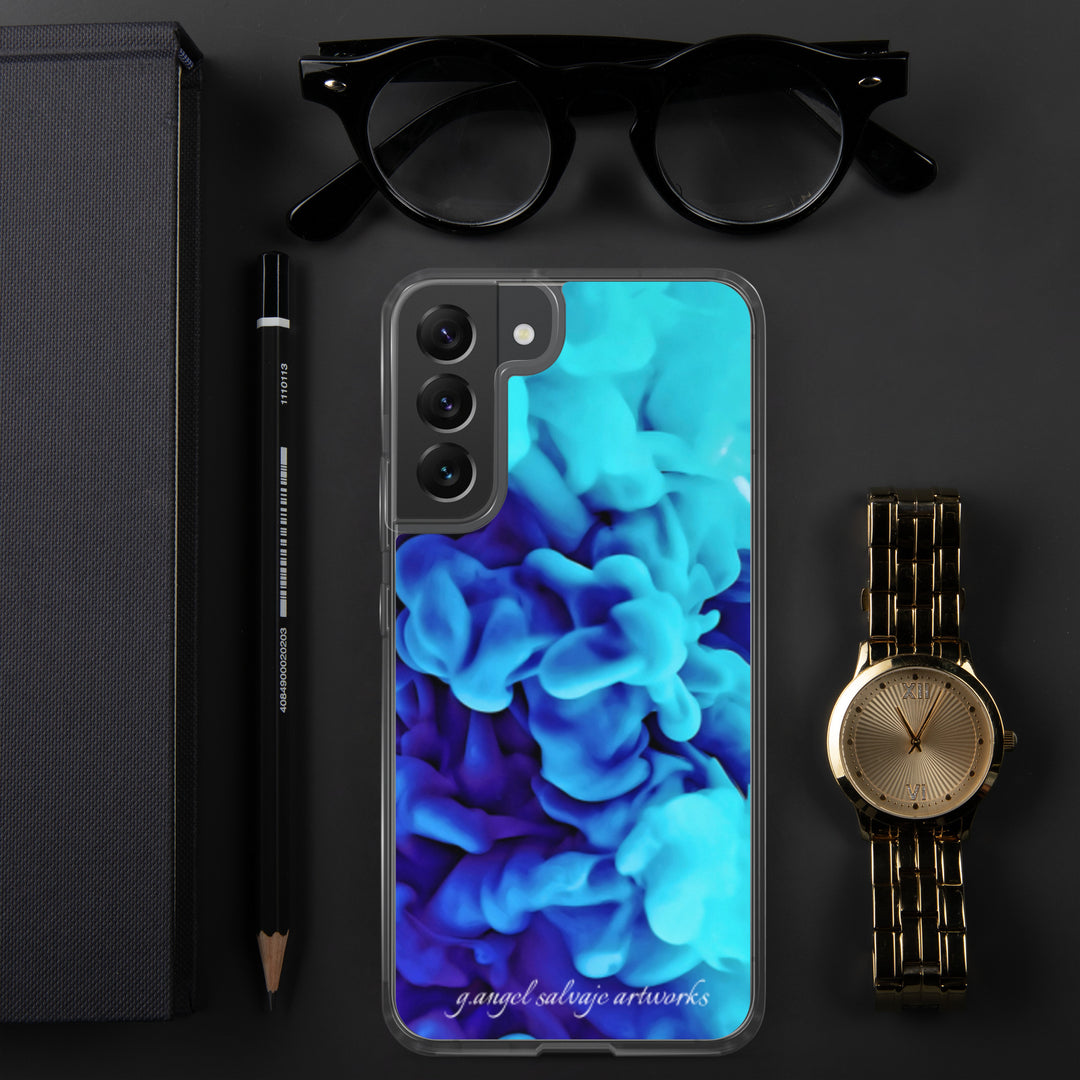 Blue Clouds, just breathe Clear Case for Samsung®