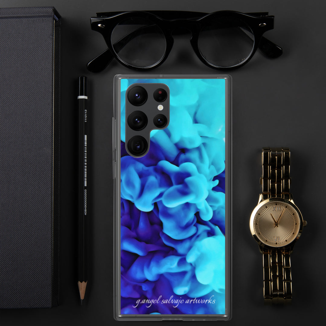 Blue Clouds, just breathe Clear Case for Samsung®