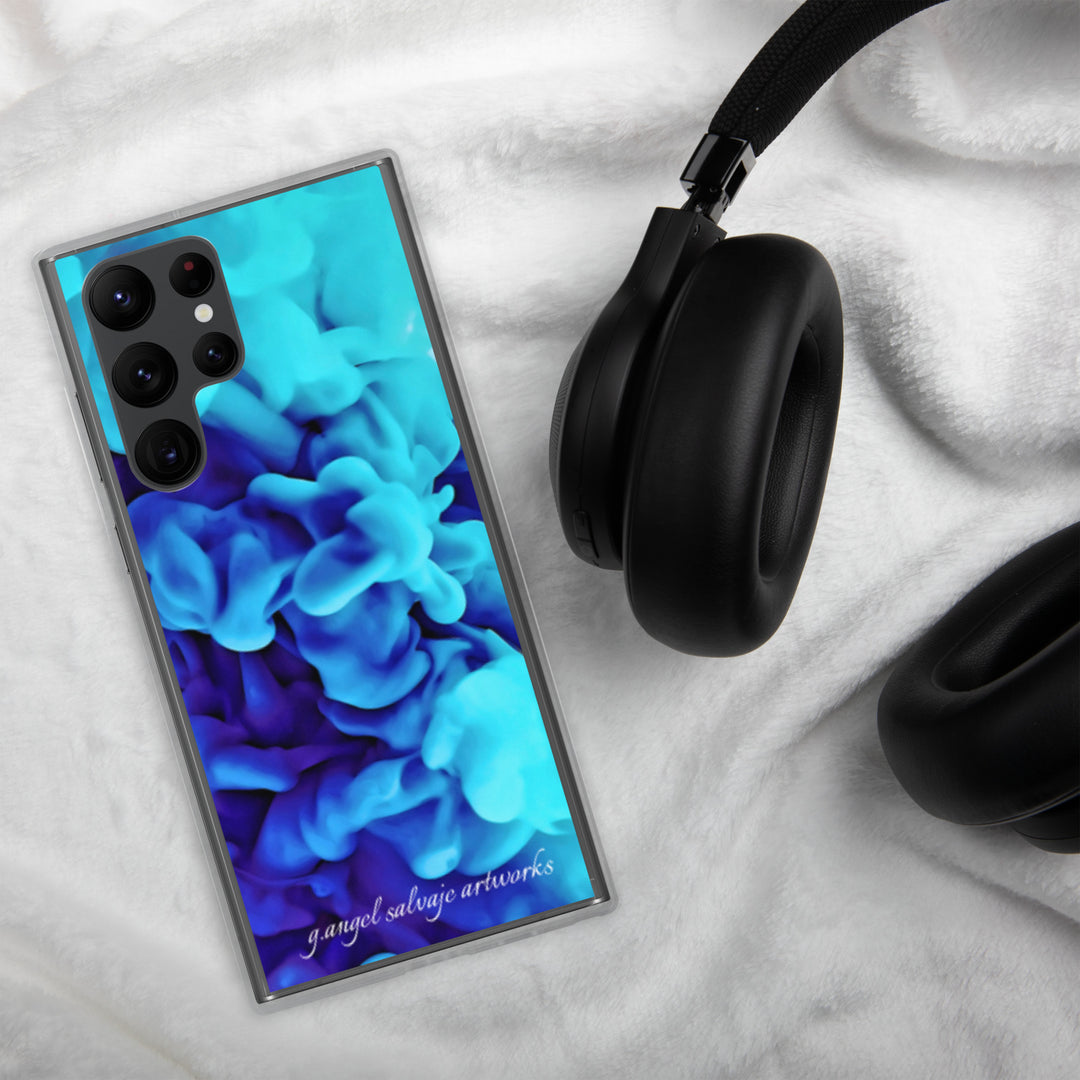 Blue Clouds, just breathe Clear Case for Samsung®
