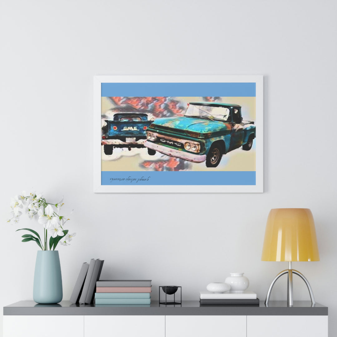 1963 GMC Framed Horizontal Poster