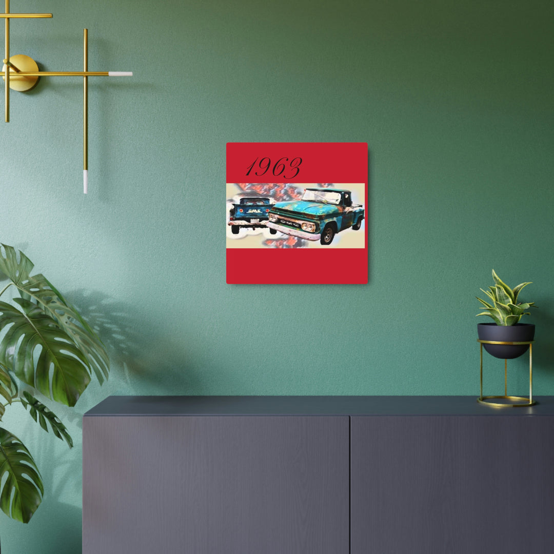 1963 gmc v6 Metal Art Sign