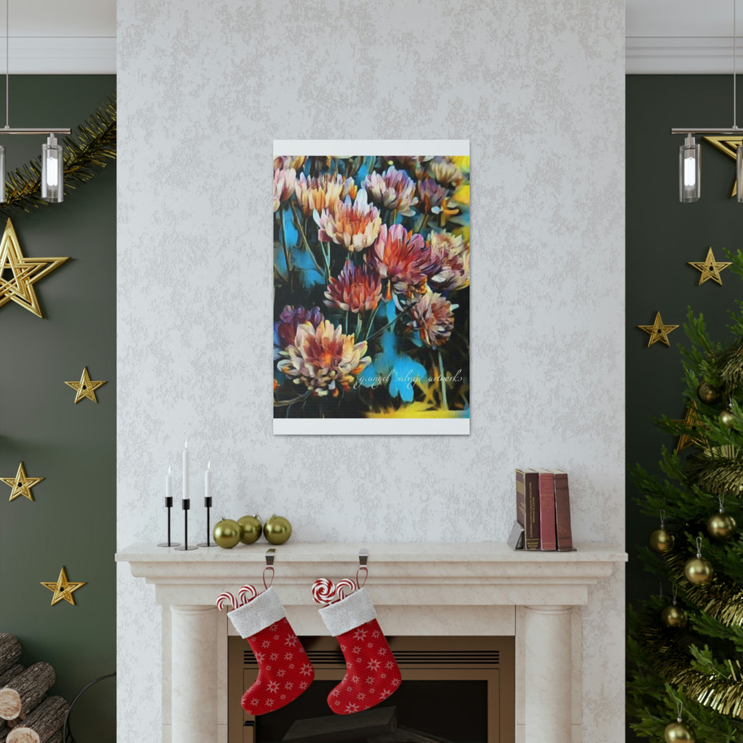 Corinthian Mums Canvas Gallery Wraps