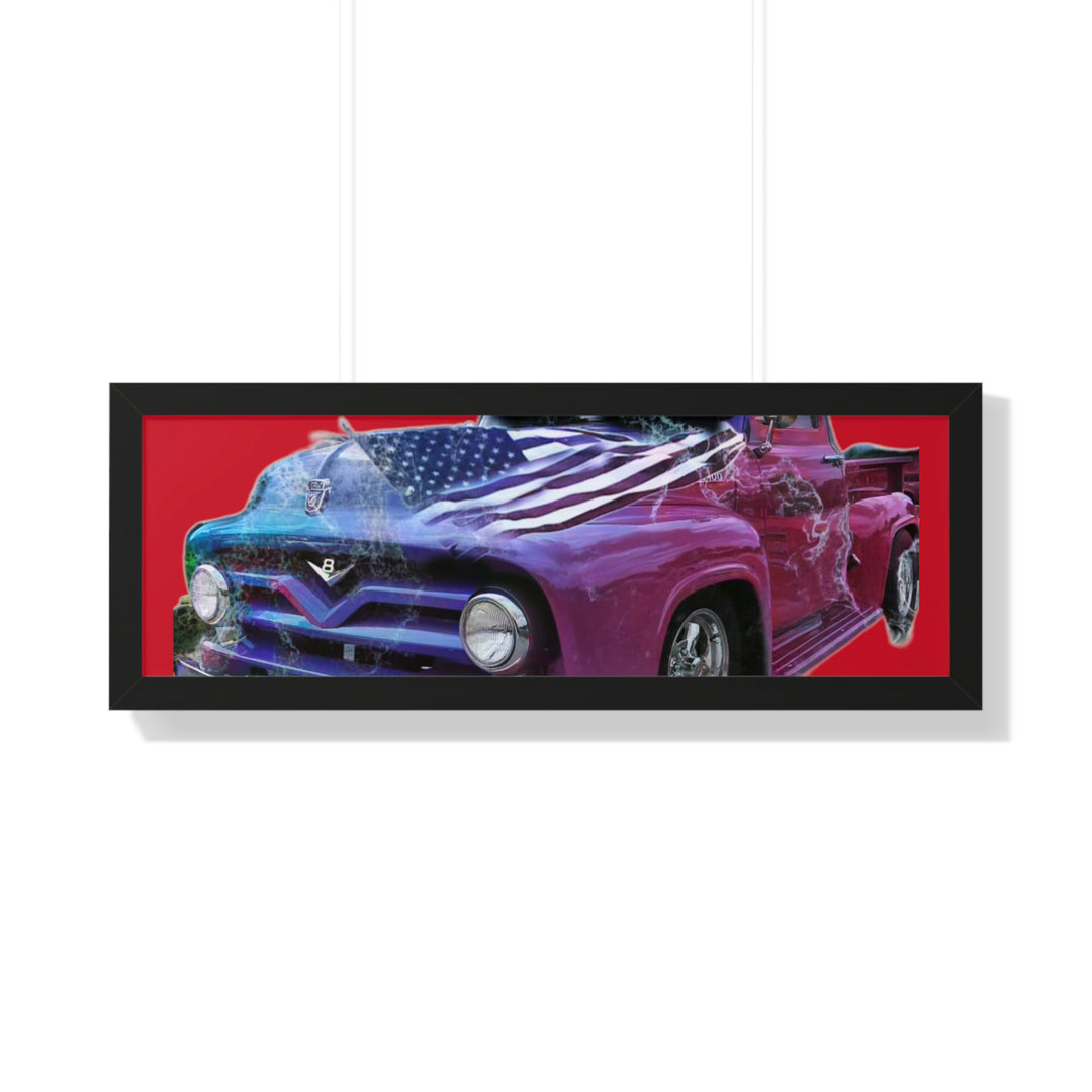1956 Ford Truck Framed Horizontal Poster