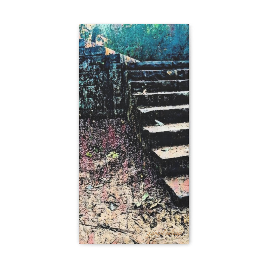 Take the High Road in pastels Canvas Gallery Wraps