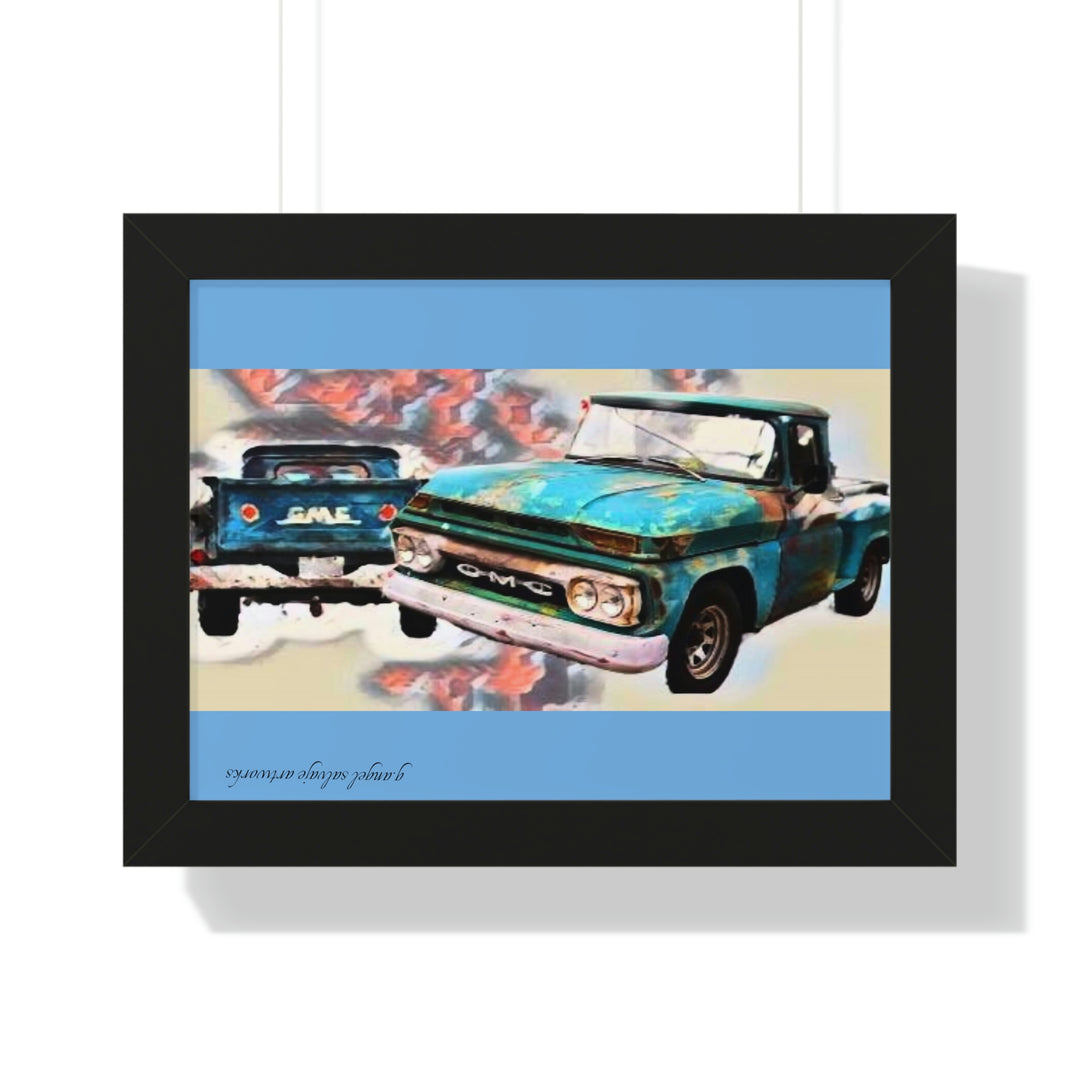 1963 GMC Framed Horizontal Poster