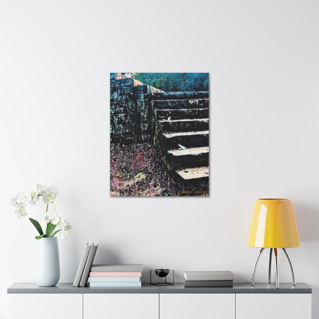 Take the High Road in pastels Canvas Gallery Wraps