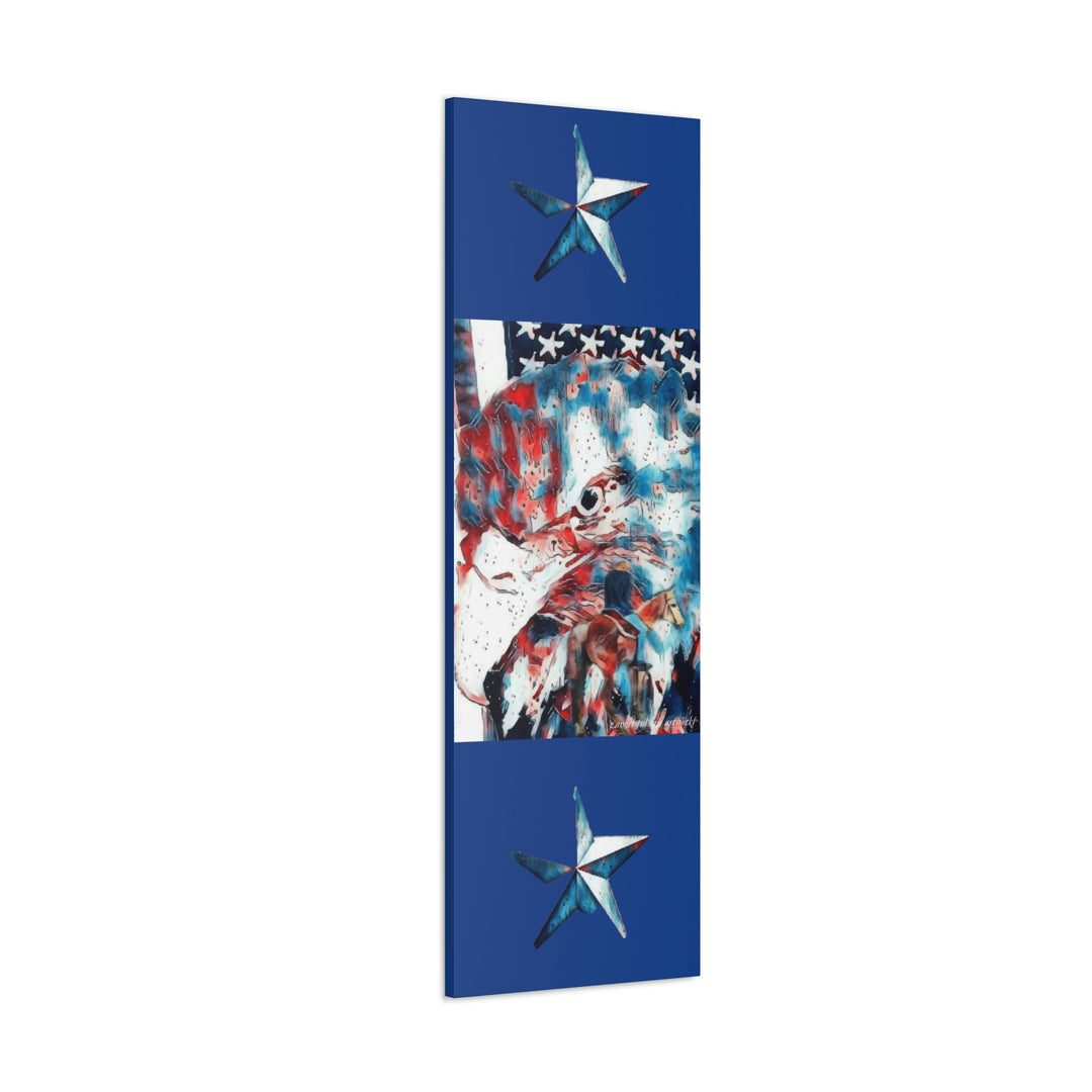 America Strong and Free Canvas Gallery Wraps