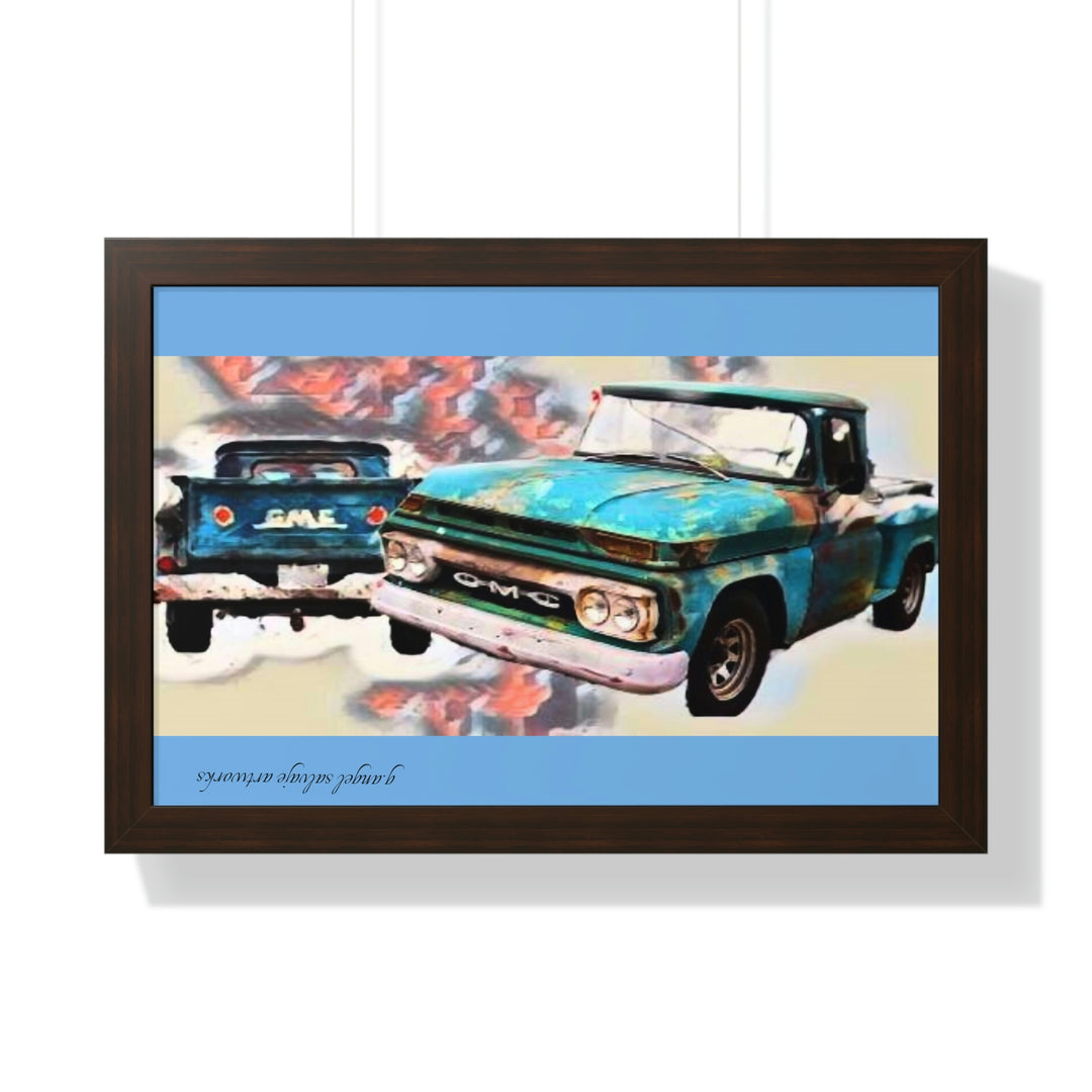 1963 GMC Framed Horizontal Poster