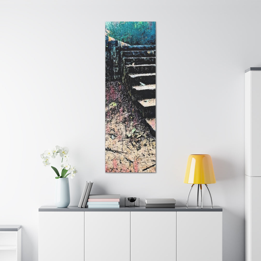 Take the High Road in pastels Canvas Gallery Wraps